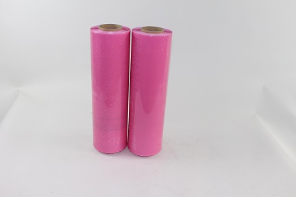 粉色缠绕包装膜